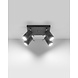 LED Deckenspot Schwarz RING - 4 x GU10 Fassung - exkl. LED's LED Deckenspot Schwarz RING - 4 x GU10 Fassung - exkl. LED's