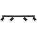 Sollux Lighting LED Deckenspot Schwarz RING - 4 x GU10 Fassung - exkl. LED's