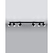Sollux Lighting LED Deckenspot Schwarz RING - 6 x GU10 Fassung - exkl. LED's
