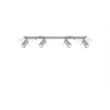 Sollux Lighting LED Deckenspot Grau RING - 4 x GU10 Fassung - exkl. LED's