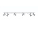 Sollux Lighting LED Deckenspot Grau RING - 6 x GU10 Fassung - exkl. LED's