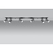 Sollux Lighting LED Deckenspot Grau RING - 6 x GU10 Fassung - exkl. LED's