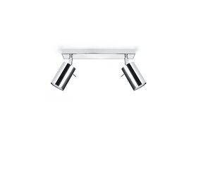 SOLLUX Lighting Group LED Deckenspot Chrom RING - 2 x GU10 Fassung - exkl. LED's