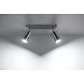 Sollux Lighting LED Deckenspot Chrom RING - 2 x GU10 Fassung - exkl. LED's