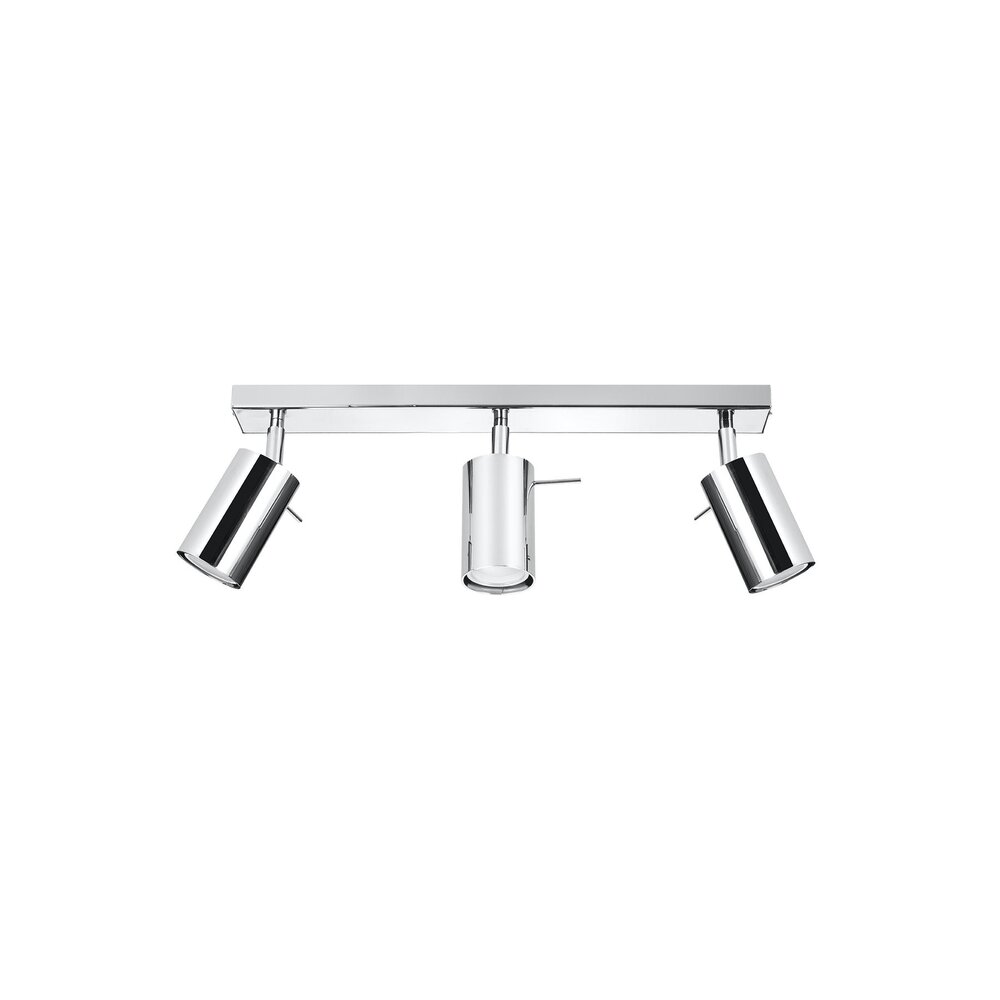 Sollux Lighting LED Deckenspot Chrom RING - 3 x GU10 Fassung - exkl. LED's