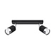 Sollux Lighting LED Deckenspot Schwarz Chrom NERO - 2 x GU10 Fassung - exkl. LED's