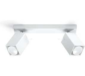 SOLLUX Lighting Group LED Deckenspot Weiß MERIDA - 2 x GU10 Fassung - exkl. LED's SOLLUX Lighting Group LED Deckenspot Weiß MERIDA - 2 x GU10 Fassung - exkl. LED's