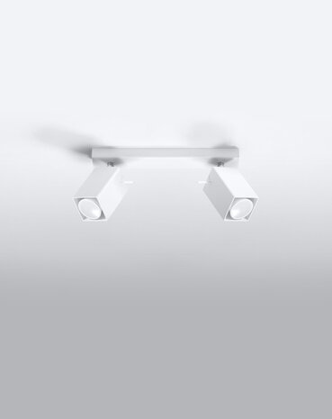 SOLLUX Lighting Group LED Deckenspot Weiß MERIDA - 2 x GU10 Fassung - exkl. LED's SOLLUX Lighting Group LED Deckenspot Weiß MERIDA - 2 x GU10 Fassung - exkl. LED's