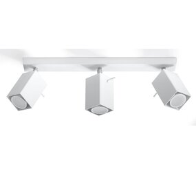 SOLLUX Lighting Group LED Deckenspot Weiß MERIDA - 3 x GU10 Fassung - exkl. LED's