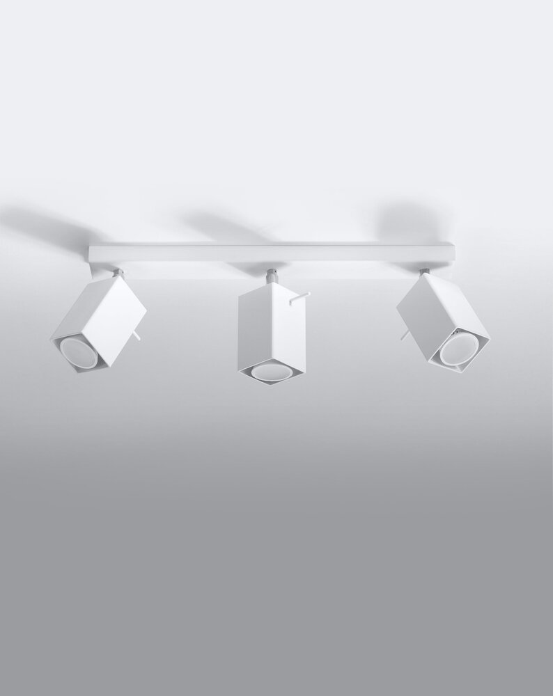 SOLLUX Lighting Group LED Deckenspot Weiß MERIDA - 3 x GU10 Fassung - exkl. LED's SOLLUX Lighting Group LED Deckenspot Weiß MERIDA - 3 x GU10 Fassung - exkl. LED's