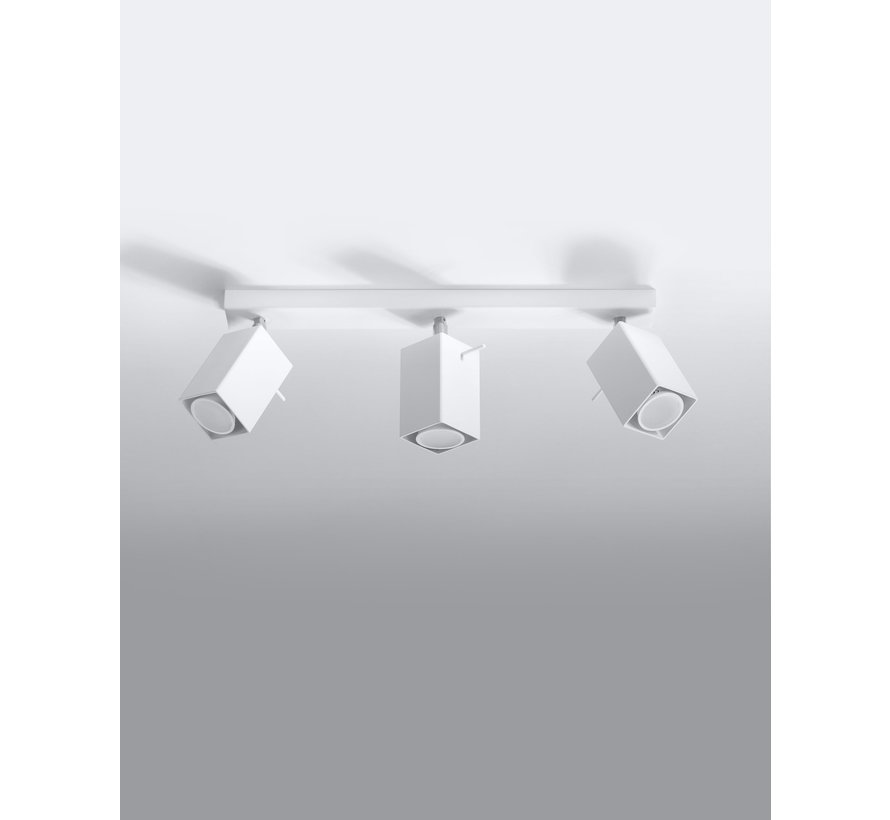 LED Deckenspot Weiß MERIDA - 3 x GU10 Fassung