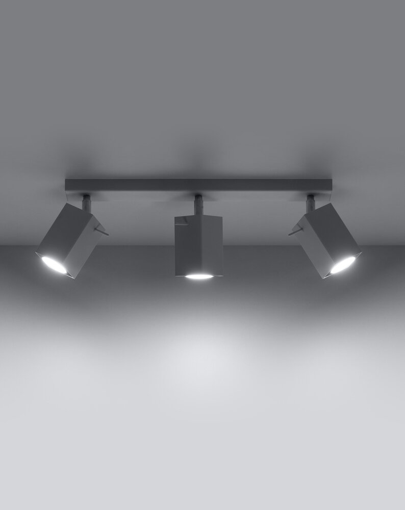 Sollux Lighting LED Deckenspot Weiß MERIDA - 3 x GU10 Fassung - exkl. LED's