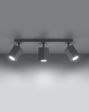 SOLLUX Lighting Group LED Deckenspot Weiß MERIDA - 3 x GU10 Fassung - exkl. LED's SOLLUX Lighting Group LED Deckenspot Weiß MERIDA - 3 x GU10 Fassung - exkl. LED's