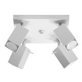 Sollux Lighting LED Deckenspot Weiß MERIDA - 4 x GU10 Fassung - exkl. LED's