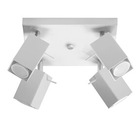 Sollux Lighting LED Deckenspot Weiß MERIDA - 4 x GU10 Fassung - exkl. LED's