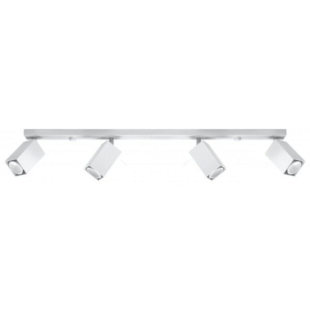 SOLLUX Lighting Group LED Deckenspot Weiß MERIDA - 4 x GU10 Fassung - exkl. LED's