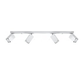 SOLLUX Lighting Group LED Deckenspot Weiß MERIDA - 4 x GU10 Fassu - exkl. LED's