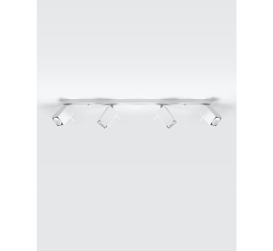 LED Deckenspot Weiß MERIDA - 4 x GU10 Fassung - exkl. LED's