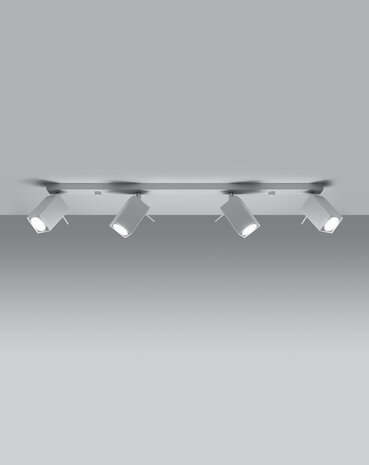 Sollux Lighting LED Deckenspot Weiß MERIDA - 4 x GU10 Fassung - exkl. LED's Sollux Lighting LED Deckenspot Weiß MERIDA - 4 x GU10 Fassung - exkl. LED's