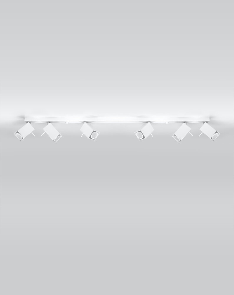 Sollux Lighting LED Deckenspot Weiß MERIDA - 6 x GU10 Fassung - exkl. LED's