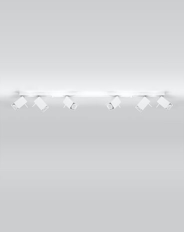 Sollux Lighting LED Deckenspot Weiß MERIDA - 6 x GU10 Fassung - exkl. LED's