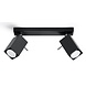 LED Deckenspot Schwarz MERIDA - 2 x GU10 Fassung - exkl. LED's LED Deckenspot Schwarz MERIDA - 2 x GU10 Fassung - exkl. LED's