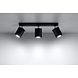 Sollux Lighting LED Deckenspot Schwarz MERIDA - 3 x GU10 Fassung - exkl. LED's