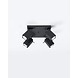 LED Deckenspot Schwarz MERIDA - 4 x GU10 Fassung - exkl. LED's LED Deckenspot Schwarz MERIDA - 4 x GU10 Fassung - exkl. LED's