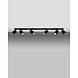 LED Deckenspot Schwarz MERIDA - 6 x GU10 Fassung - exkl. LED's LED Deckenspot Schwarz MERIDA - 6 x GU10 Fassung - exkl. LED's