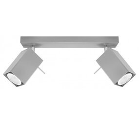 SOLLUX Lighting Group LED Deckenspot Grau MERIDA - 2 x GU10 Fassung - exkl. LED's SOLLUX Lighting Group LED Deckenspot Grau MERIDA - 2 x GU10 Fassung - exkl. LED's