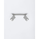 Sollux Lighting LED Deckenspot Grau MERIDA - 2 x GU10 Fassung - exkl. LED's