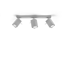 SOLLUX Lighting Group LED Deckenspot Grau MERIDA - 3 x GU10 Fassung - exkl. LED's SOLLUX Lighting Group LED Deckenspot Grau MERIDA - 3 x GU10 Fassung - exkl. LED's