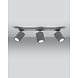 Sollux Lighting LED Deckenspot Grau MERIDA - 3 x GU10 Fassung - exkl. LED's