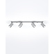 Sollux Lighting LED Deckenspot Grau MERIDA - 4 x GU10 Fassung - exkl. LED's