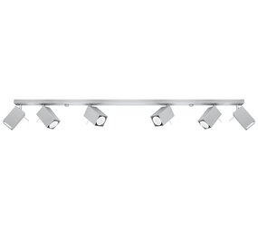 SOLLUX Lighting Group LED Deckenspot Grau MERIDA -6 x GU10 Fassung - exkl. LED's