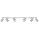 LED Deckenspot Grau MERIDA -6 x GU10 Fassung - exkl. LED's LED Deckenspot Grau MERIDA -6 x GU10 Fassung - exkl. LED's