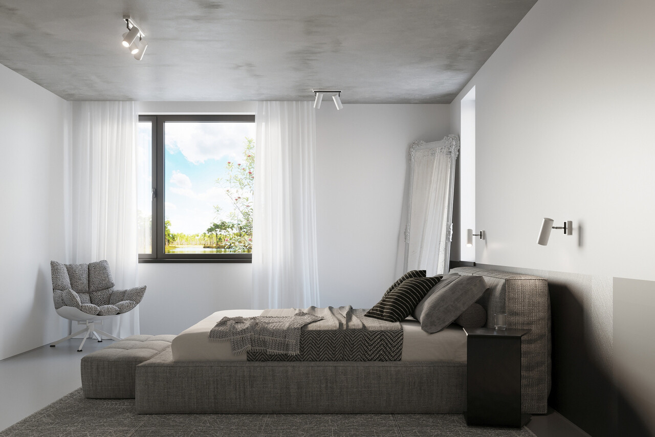 Sollux Lighting LED Deckenspot Weiß DIREZIONE -1 x GU10 Fassung - exkl. LED's