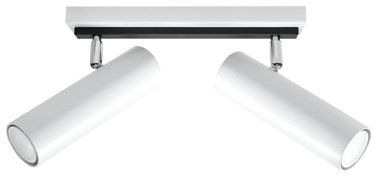 Sollux Lighting LED Deckenspot Weiß DIREZIONE - 2 x GU10 Fassung - exkl. LED's