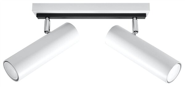 Sollux Lighting LED Deckenspot Weiß DIREZIONE - 2 x GU10 Fassung - exkl. LED's