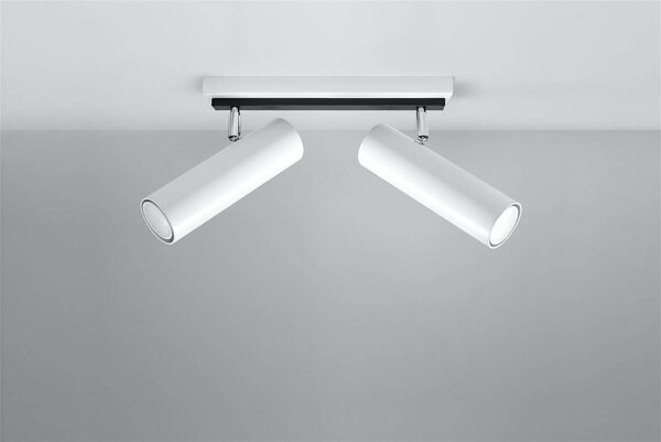Sollux Lighting LED Deckenspot Weiß DIREZIONE - 2 x GU10 Fassung - exkl. LED's