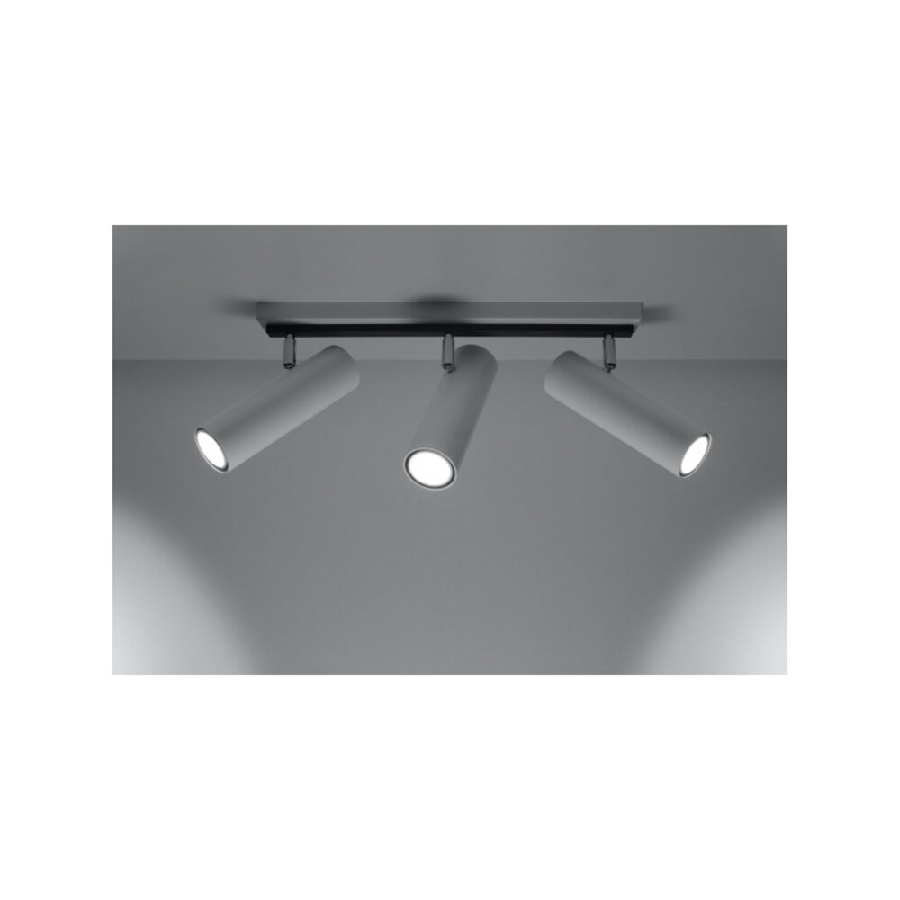 Sollux Lighting LED Deckenspot Weiß DIREZIONE - 3 x GU10 Fassung - exkl. LED's
