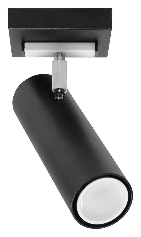 Sollux Lighting LED Deckenspot Schwarz Silber DIREZIONE - 1 x GU10 Fassung - exkl. LED's