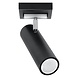 LED Deckenspot Schwarz Silber DIREZIONE - 1 x GU10 Fassung - exkl. LED's LED Deckenspot Schwarz Silber DIREZIONE - 1 x GU10 Fassung - exkl. LED's