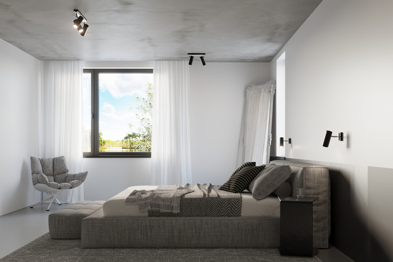 SOLLUX Lighting Group LED Deckenspot Schwarz Silber DIREZIONE - 2 x GU10 Fassung - exkl. LED's SOLLUX Lighting Group LED Deckenspot Schwarz Silber DIREZIONE - 2 x GU10 Fassung - exkl. LED's