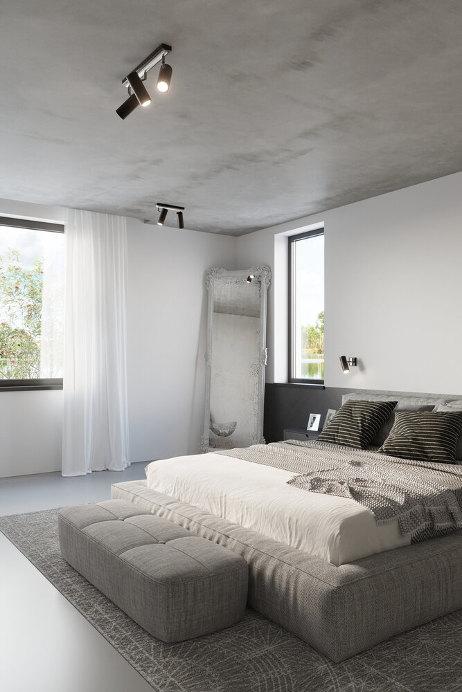 Sollux Lighting LED Deckenspot Schwarz Silber DIREZIONE - 3 x GU10 Fassung - exkl. LED's