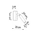 Sollux Lighting LED Deckenspot Schwarz Eyetech - 1 x G9 Fassung - exkl. LED's