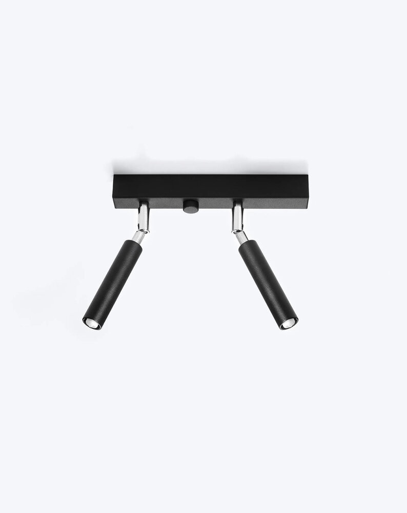 Sollux Lighting LED Deckenspot Schwarz Eyetech - 2 x G9 Fassung - exkl. LED's