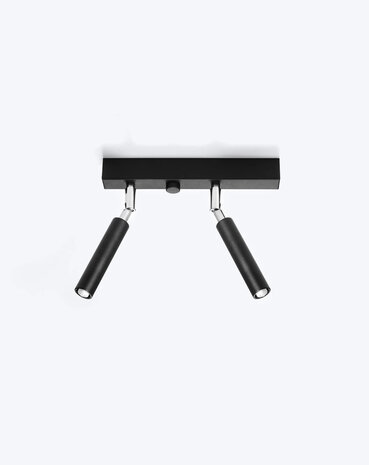 SOLLUX Lighting Group LED Deckenspot Schwarz Eyetech - 2 x G9 Fassung - exkl. LED's SOLLUX Lighting Group LED Deckenspot Schwarz Eyetech - 2 x G9 Fassung - exkl. LED's