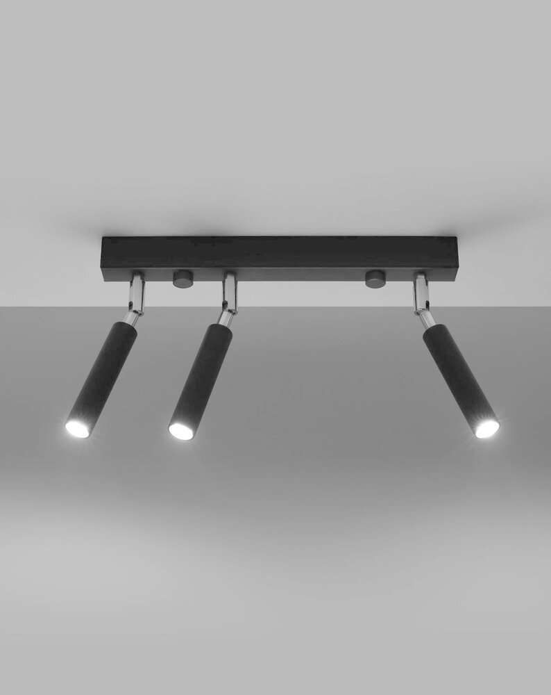 Sollux Lighting LED Deckenspot Schwarz Eyetech - 3 x G9 Fassung - exkl. LED's