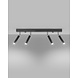 Sollux Lighting LED Deckenspot Schwarz Eyetech - 4 x G9 Fassung - exkl. LED's